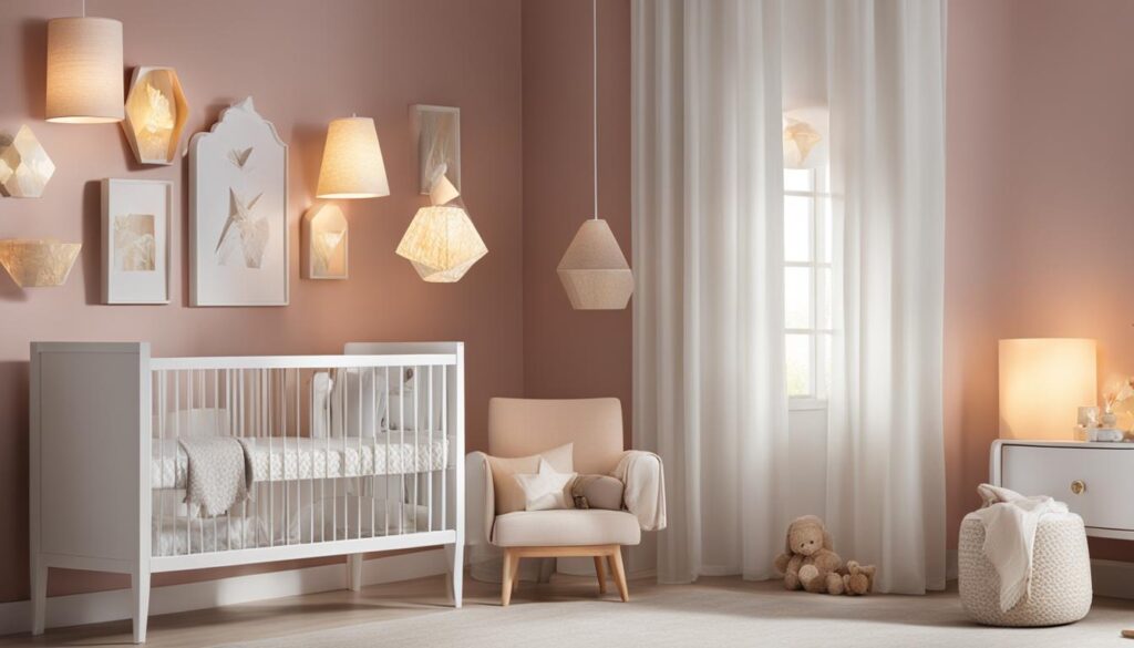 babykamer lampen set