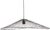 1304 Design – Hanglamp – OLIVER – Matt Black – 70x60x15cm