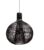 1304 Design – Hanglamp – RAVI – Rotan – E27 – Mat Zwart – Ø50x57cm