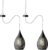 2x stuks antraciete solar tuinverlichting hanglamp ijzer 21 cm – Solarlampen – Hanglampen – Tuinverlichting