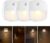 3-Pack LED Nachtlampjes met Bewegingssensor – Warm Wit Licht voor Veiligheid en Comfort