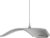 Adot Led Design hanglamp – WING – Zilver – Warm wit – geanodiseerd aluminium – slechts 3mm dik