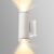 Aigostar 13VEN Wandlamp – Buitenlamp – Up Down Light – IP65 – GU10 – Rond Wit – Zonder Lichtbron