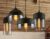 Aktie!!!!! – Meeuse-Led – Moderne hanglamp set van 4 stuks – Brown – Hanglampen Eetkamer – Woonkamer – Zwart – Modern – E27 – Cilinder – Bol – Exclusief lichtbron – 1 ronde…