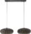 AnLi Style Hanglamp 2x disk waterhyacint