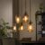 AnLi Style Hanglamp 5L stone glass mix