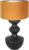 Anne Light and home tafellamp Lyons – zwart – hout – 40 cm – E27 fitting – 3477ZW