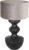 Anne Light and home tafellamp Lyons – zwart – hout – 40 cm – E27 fitting – 3476ZW