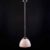 Art deco hanglamp Glasgow | 1 lichts | Ø 35 cm | 65-105 cm | grijs / staal / wit | glas / metaal | dimbaar | verstelbare lamp | woonkamer lamp | gispen / retro / jaren 30