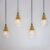 Art Deco hanglamp met transparant glas 4-lichts – Bologna