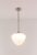 Art Deco Oxford hanglamp opaalglas diameter ⌀ 30 – schoollamp jaren20 jaren30