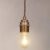 B22 Calex retro pendant, hanglamp met bronzen B22 fitting