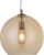 Balls Glazen hanglamp brons globe 25cm amber – Modern – Searchlight