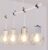 Belanian.nl – Modern, Scandinavisch, tijdloos hanglamp chroom, wit, 4-lichtbronnen,Scandinavisch Boho-stijl E27 fitting hanglamp, Eetkamer hanglamp,keuken hanglamp, woonkamer…