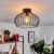 Belanian.nl – vintage retro plafondlamp zwart, 1-lamps, Industrieel modern, hanglamp voor Eetkamer, hal, keuken, slaapkamer, woonkamer