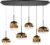 Bellini Hanglamp Deens Ovaal Goud 6 Lichts 100 x 39cm