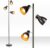 B.K.Licht – Staande lamp incl. filament lichtbronnen – ST64 – E27 – 2.700 K – 380 Lm