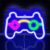 Blauwe LED Gamepad Neon Wandlamp – USB en Batterij Gevoede Decoratieve Gamen Lamp – Ideaal voor Slaapkamer, Kantoor, Thuisdecoratie