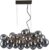 Block Berries Hanglamp – 6-lichts G9 – Gerookt