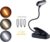 Boeklamp – Flexibele Led Leeslamp – Amber Licht – 3 Standen – Bureau Klemlamp – Oplaadbaar – Bed Leeslamp – Boek Lamp