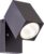 Brillant | Burk LED buiten wandspot zwart | 1x LED geïntegreerd, 6W LED geïntegreerd, (600lm, 3000K)