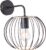 BRILLIANT lamp, Silemia wandlamp zwart mat, 1x A60, E27, 52W, geschikt voor LED lampen