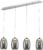 Brilliant Metropolis Hanglamp – 4-lichts LED – 3000K – Gerookt