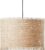 Brilliant Raffy hanglamp 1-vlammig naturel/zwart, metaal/zeegras, 1x A60, E27, 60 W