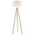 Briloner Leuchten FLOOR Vloerlamp Staande lamp – Stof – E27 – incl. Snoerschakelaar – Wit