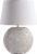 BRUBAKER Tafellamp of bedlamp – Zen Garden Wit – Lampvoet van keramiek in tweekleurige matte afwerking – 38 cm hoog