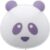 Buokids Soft wandlamp Panda Bear paars