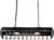 By Mooss – Hanglamp Industrieel zwart metaal 70 cm met 2 lichtpunten