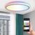 Calex Halo Slimme Plafonnière – Smart Plafondlamp 40cm – RGB en Warm Wit Licht – Wit