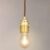 Calex – Retro Pendant – Hanglamp – Messing – B22 fitting