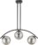 Chesto Victoria Smoky – Luxe Industriele Hanglamp – 3 Bollen Smoking glas / Rookglas – Eetkamer, Woonkamer