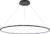 Cirkel lamp wit of zwart 29 W LED 100 cm