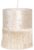 Clayre & Eef Hanglamp Ø 20×26 cm Beige Kunststof Rond Hanglamp Eettafel