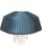 Clayre & Eef Hanglamp Ø 40×33 cm Blauw Groen Kunststof Hanglamp Eettafel