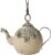 Clayre & Eef Hanglamp Theepot 37x20x26 cm Beige Groen Ijzer Hanglamp Eettafel