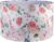 Clayre & Eef Lampenkap Hanglamp Ø 45×28 cm Wit Roze Textiel Rond Bloemen Stoffen Lampenkap