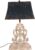 Clayre & Eef Tafellamp 40x28x67 cm Wit Hout Rechthoek Bureaulamp