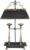 Clayre & Eef Tafellamp 54x32x98 cm Bruin Ijzer Rechthoek Bureaulamp