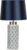 Clayre & Eef Tafellamp Ø 28×51 cm E27/max 1x60W Blauw Keramiek Rond Bureaulamp