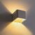 Cube zwart – wandlamp binnen – tweezijdig oplichtend – Kubus wandlamp – warm wit licht – wandlampen