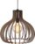 Decospace Venetian Timber Glow DE-002 – houten hanglamp – MDF lamellen 43 x 46 cm – met dimbare LED-filament lamp – 26 lamellen