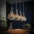 DePauwWonen – Hanglamp Ciara grijs – 4 lichts – E27 Fitting – Grijs – Hanglampen Eetkamer, Woonkamer, Industrieel, Plafondlamp, Slaapkamer, Designlamp voor Binnen