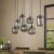 DePauwWonen – Hanglamp Thore – 7 lichts – E27 Fitting – Hanglampen Eetkamer, Woonkamer, Industrieel, Plafondlamp, Slaapkamer, Designlamp voor Binnen – Glas | Kristal