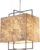 Design Hanglamp woonkamer slaapkamer square gold capiz schelp 46×40 cm