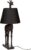 Dierenlamp – staande lamp giraf – met kap – 71 cm hoog – zwart