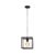 DMQ Hanglamp Industrieel Leroy Square – Zwart – E27 – 1 lichtpunt